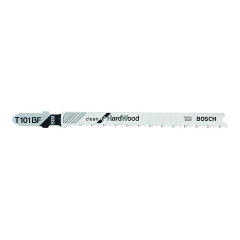 Bosch Lames de scie sauteuse T 101 BF VE x 25 Clean pour bois dur