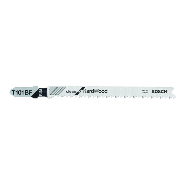 Bosch Lames de scie sauteuse T 101 BF VE x 25 Clean pour bois dur