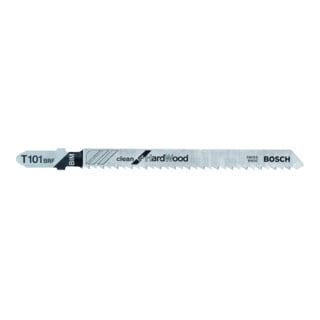 Bosch Lames de scie sauteuse T 101 BRF VE 5 pcs Clean pour bois dur