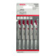 Bosch Lames de scie sauteuse T 102 H, lot de 5, Clean pour PVC-1