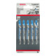 Bosch Lames de scie sauteuse T 118 EOF VE x 5 Flexibles pour métal-2