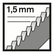 Bosch Lames de scie sauteuse T 118 EOF VE x 5 Flexibles pour métal-4