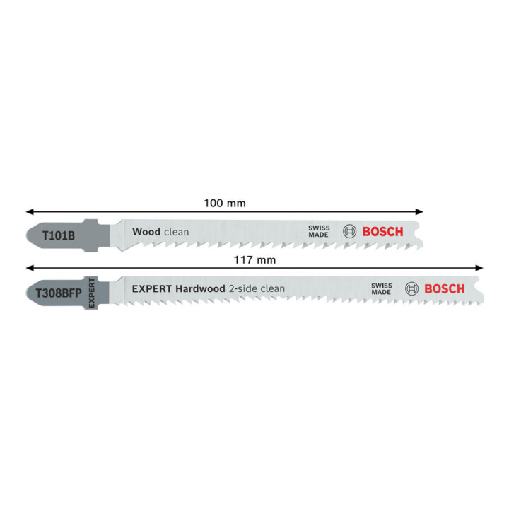 Bosch Lames de scie sauteuse T101B et T308BFP Set 26 pièces