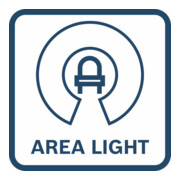 Bosch Lampe de chantier sans fil GLA 18VH-7500 + câble d'alimentation IEC-2