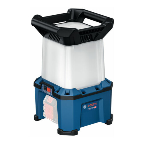 Bosch Lampe de chantier sans fil GLA 18VH-7500 + câble d'alimentation IEC