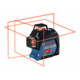 Bosch Laser a linee GLL 3-80 con 4 x batterie LR6 da 1,5 V-1