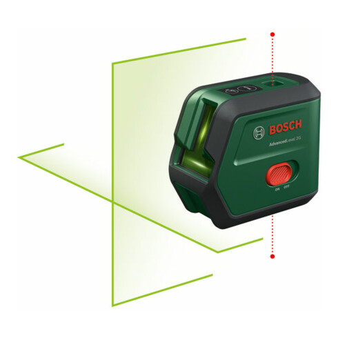 Bosch Laser a linee incrociate AdvancedLevel 2G