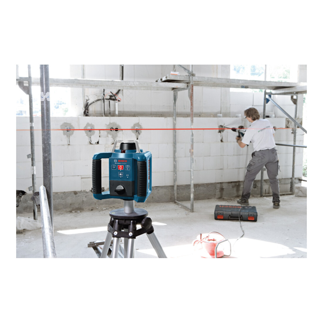 Bosch Laser a rotazione GRL 300 HV con RC 1 WM 4 e LR 1