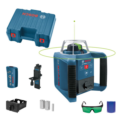 Bosch Laser a rotazione GRL 300 HVG con RC 1 e WM 4