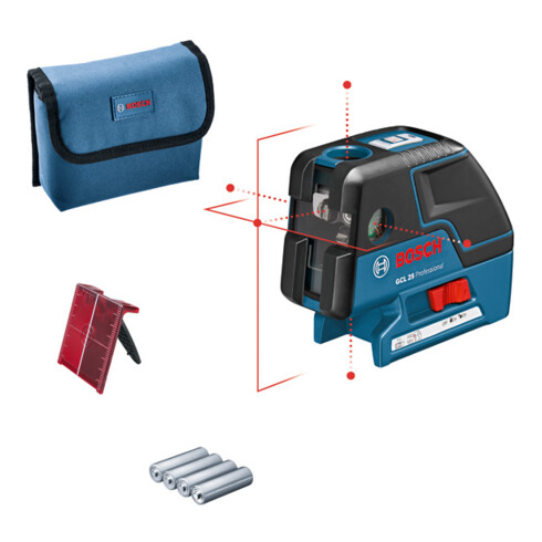 Bosch Laser combinato GCL 25 con custodia protettiva