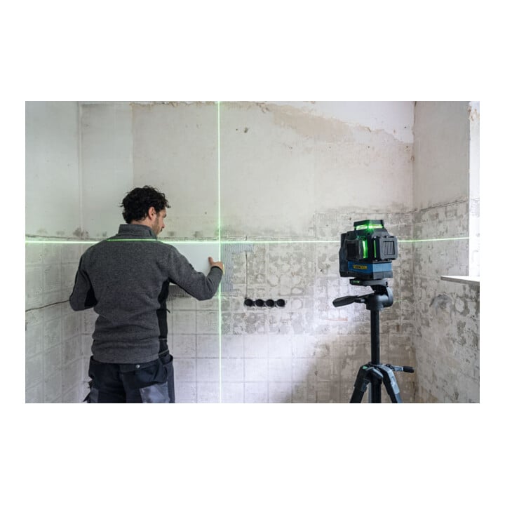 Bosch Laser de ligne GLL 12V-100-33 CG avec 1 x batterie GBA 12V 2.0Ah dans L-BOXX