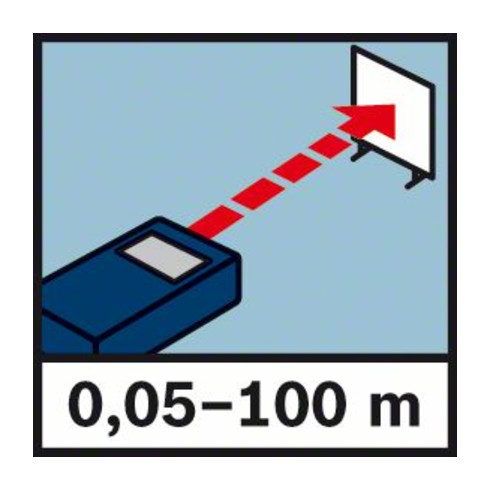 Bosch Laser-Entfernungsmesser GLM 100 C