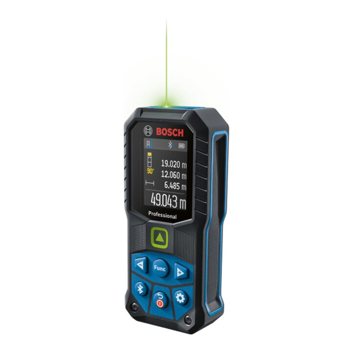 Bosch Laser-Entfernungsmesser GLM 50-27 CG mit 2 x 1,5 V LR6-Batterie (AA)