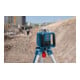Bosch Laser rotatif GRL 400 H avec récepteur laser LR 1 et mallette de transport