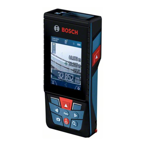 Bosch laserafstandsmeter GLM 120 C met bouwstandaard BT 150