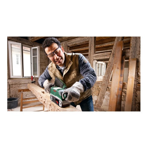 Bosch Levigatrice a nastro con set PBS 75 AE