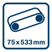 Bosch Levigatrice a nastro GBS 75 AE ZB con valigetta-4