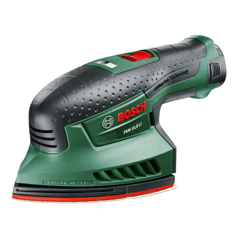 Bosch Levigatrice multipla EasySander 12 a batteria, 1 batteria PBA 12V 2,5Ah