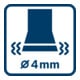 Bosch Levigatrice roto-orbitale GEX 40-150 con 1 x foglio abrasivo a più fori C470-4