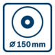 Bosch Levigatrice roto-orbitale GEX 40-150 con 1 x foglio abrasivo a più fori C470-5