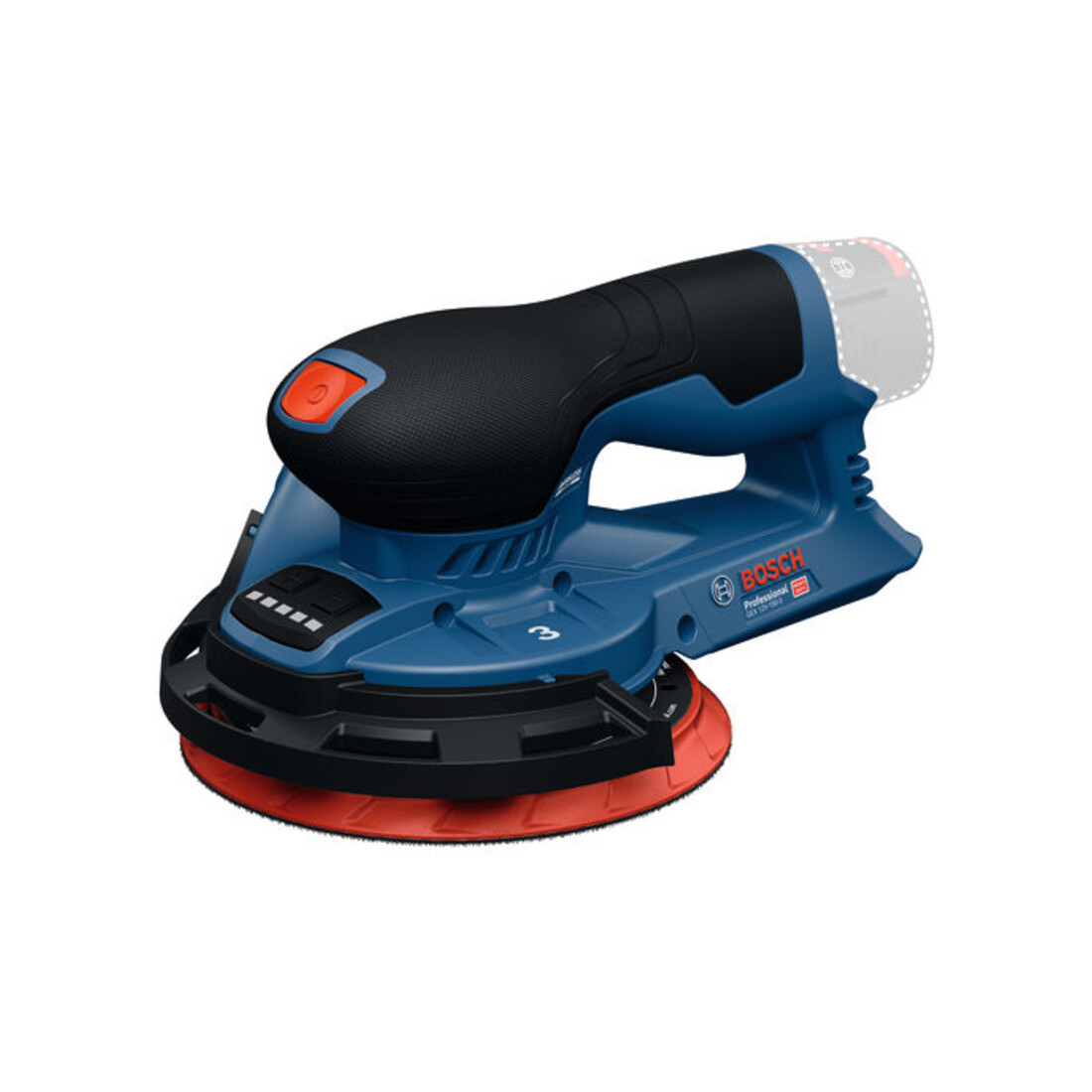 Bosch Levigatrice Rotorbitale a Batteria GEX 12V-150-3 in L-BOXX (solo; L)