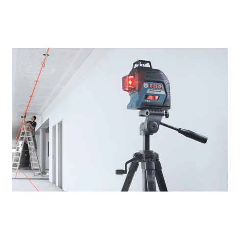 Bosch ligne laser GLL 3-80 avec 4 x 1,5 V LR6 batterie