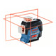 Bosch lijnlaser GLL 3-80 C met 4 x 1,5 V LR6 (AA) batterijen accu adapter-1