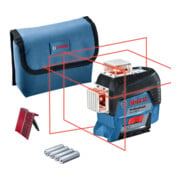 Bosch lijnlaser GLL 3-80 C met 4 x 1,5 V LR6 (AA) batterijen accu adapter-5