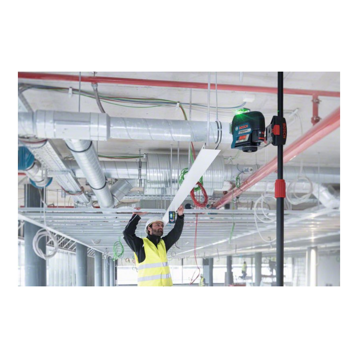 Bosch lijnlaser GLL 3-80 CG met 1 x 2,0 Ah Li-Ion-accuhouder BM 1 L-BOXX