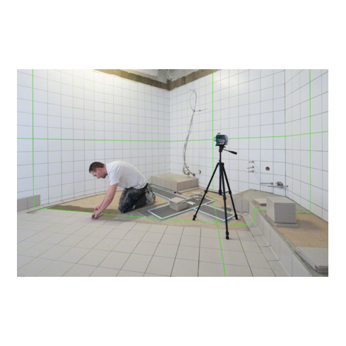 Bosch lijnlaser GLL 3-80 CG met 1 x 2,0 Ah Li-Ion-accuhouder BM 1 L-BOXX
