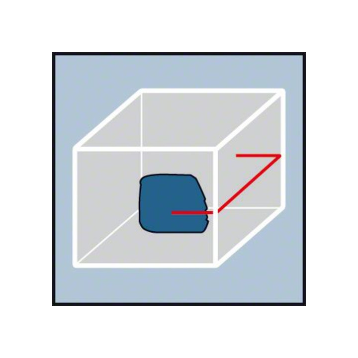 Bosch Linienlaser GLL 2-50 mit Baustativ BT 150
