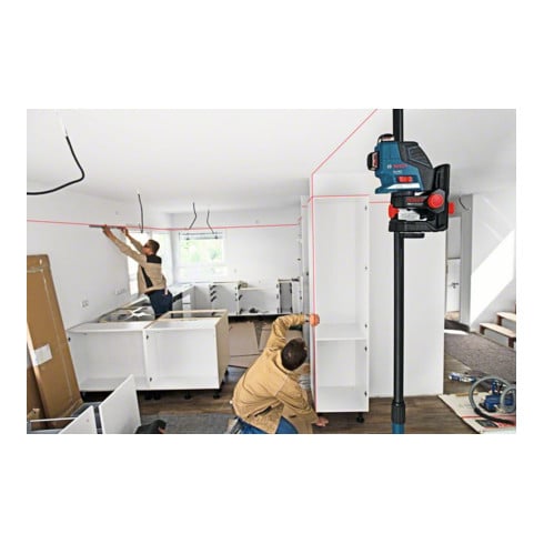 Bosch Linienlaser GLL 2-80 P mit Baustativ BS 150