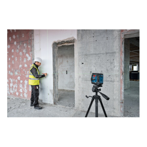 Bosch Linienlaser GLL 20-22 G, BA 3.7V 3.0Ah XL + USB-C®-Kabel im Handwerkerkoffer