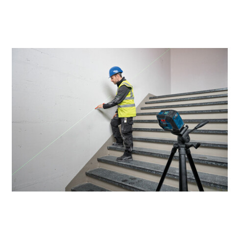 Bosch Linienlaser GLL 20-22 G, BA 3.7V 3.0Ah XL + USB-C®-Kabel im Handwerkerkoffer