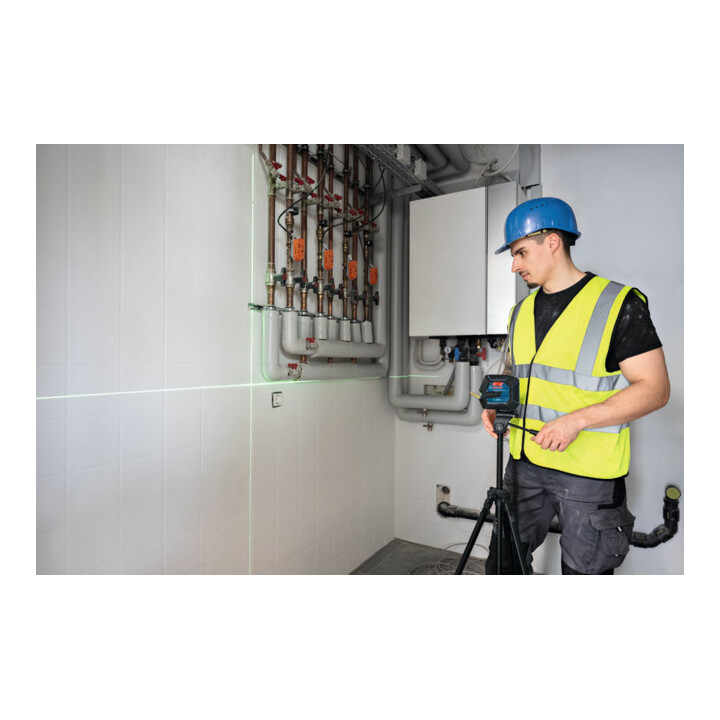 Bosch Linienlaser GLL 20-22 G, BA 3.7V 3.0Ah XL + USB-C®-Kabel im Handwerkerkoffer