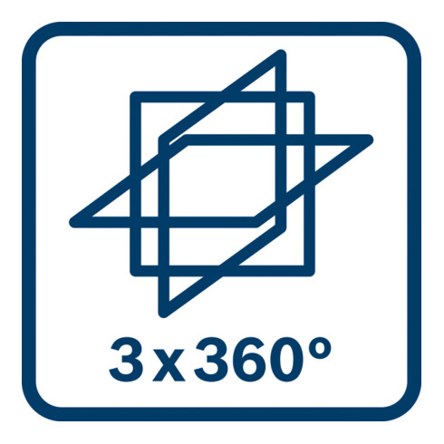 Bosch Linienlaser GLL 3-80 C mit 1 x 2,0 Ah Li-Ion Akku Halterung BM 1 L-BOXX