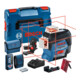 Bosch Linienlaser GLL 3-80 C mit 1 x 2,0 Ah Li-Ion Akku Laser-Empfänger LR 7 L-BOXX-4