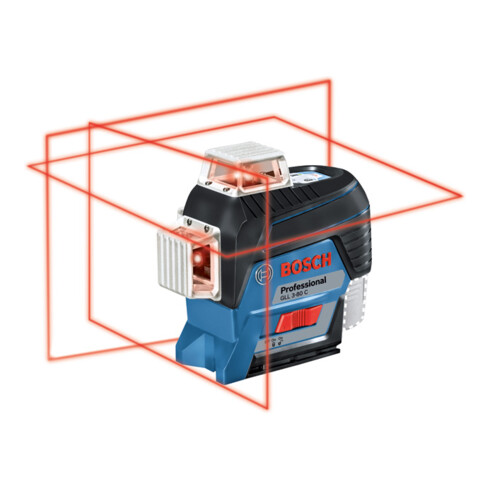Bosch Linienlaser GLL 3-80 C Solo Version Halterung BM 1 L-BOXX
