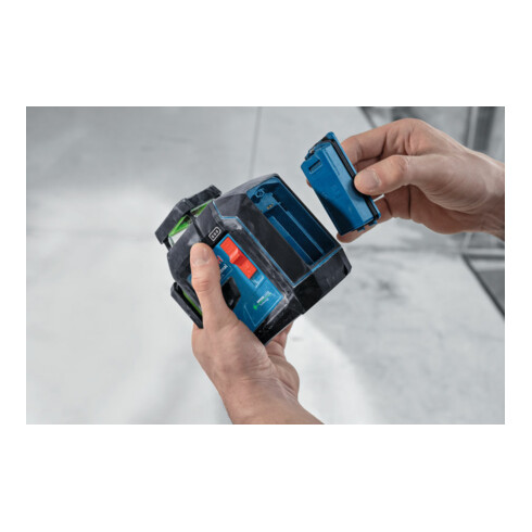 Bosch Linienlaser GLL 80-33 G, BA 3.7V 3.0Ah XL + USB-C®-Kabel im Handwerkerkoffer