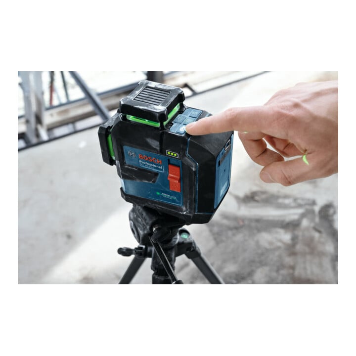 Bosch Linienlaser GLL 80-33 G, BA 3.7V 3.0Ah XL + USB-C®-Kabel im Handwerkerkoffer