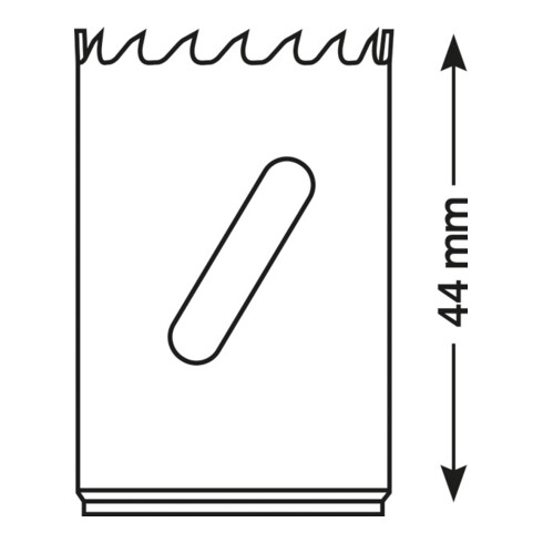 Bosch Lochsäge HSS-Bimetall für Standardadapter, 27 mm