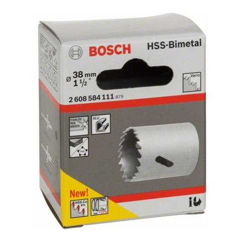 Bosch Lochsäge HSS-Bimetall für Standardadapter 38 mm 1 1/2"