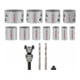 Bosch Lochsäge PRO Multi Material Q-Lock Aufsteckhalter Set 15-tlg.