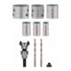 Bosch Lochsäge PRO Multi Material Q-Lock Halter-Set 10-tlg.