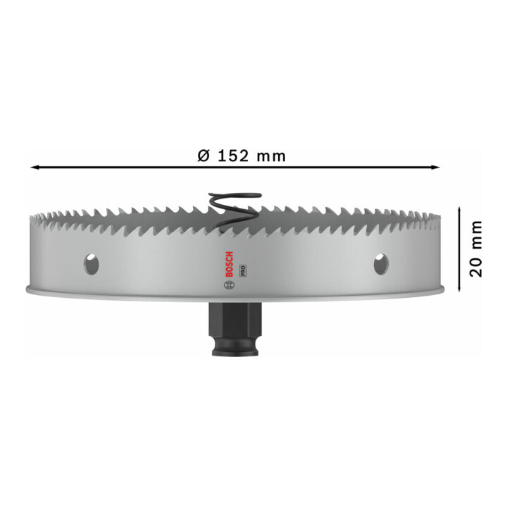 Bosch Lochsäge PRO Sheet Metal PC Plus 152mm