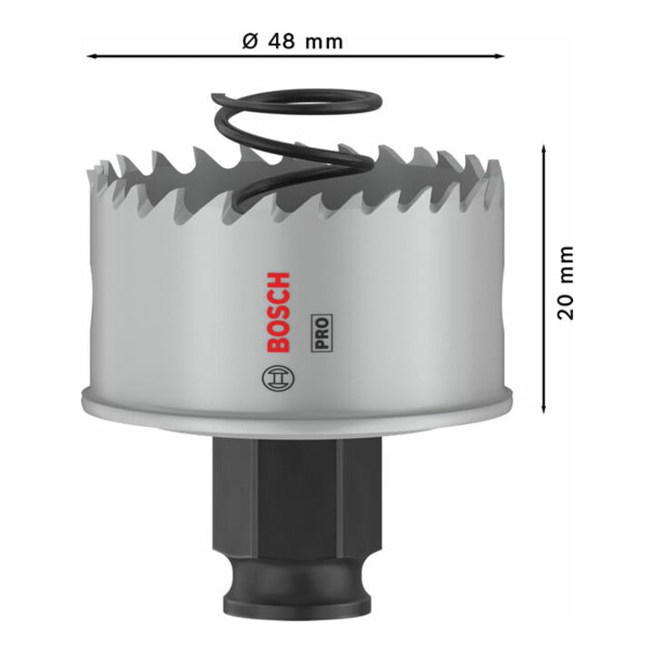 Bosch Lochsäge PRO Sheet Metal PC Plus 48mm