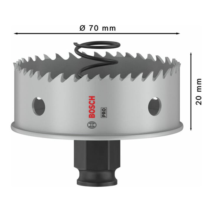 Bosch Lochsäge PRO Sheet Metal PC Plus 70mm