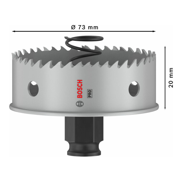 Bosch Lochsäge PRO Sheet Metal PC Plus 73mm