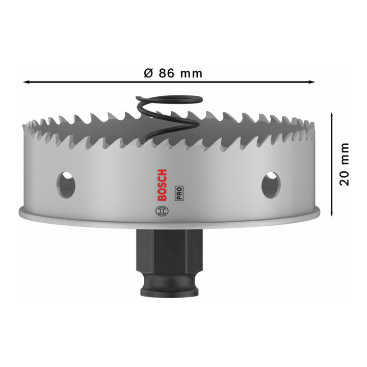 Bosch Lochsäge PRO Sheet Metal PC Plus 86mm