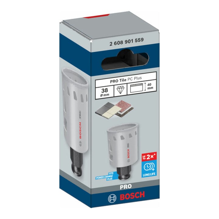 Bosch Lochsäge PRO Tile PC Plus 38mm HS
